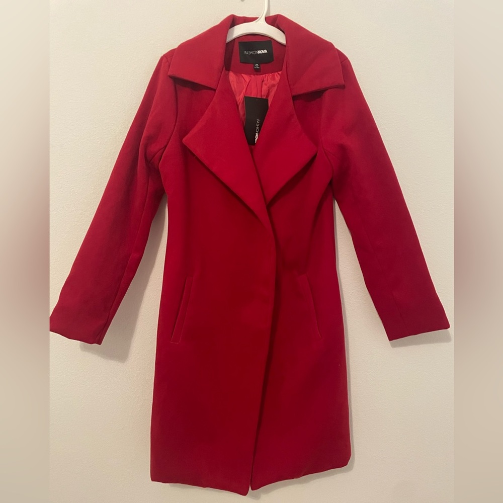 Fashion Nova Upper Eastside Coat - Size XS